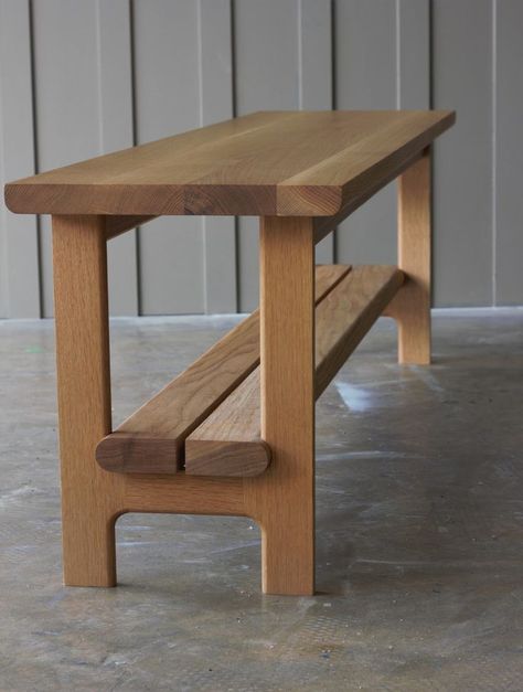 Wood, Wood Furniture, Furniture Plans, Bench, Wood Bench, Bench Furniture, Wood Furniture Plans, Oak Stool, Small Woodworking Projects