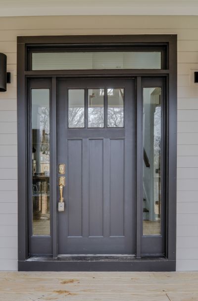 31 Houses With Black Front Entry Door Ideas - | Sebring Design Build
