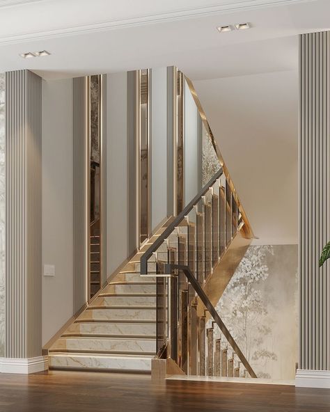 Luxury Stairs Design Ideas Collection 2023 Design, Decoration, Interior, Architecture, Dekorasi Rumah, Haus, Arquitetura, House, Mural