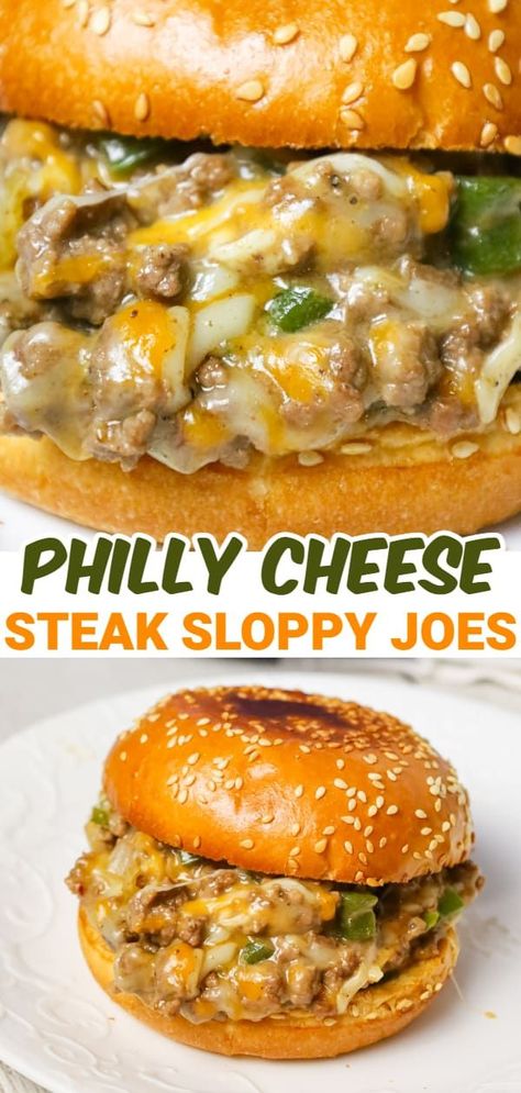 Smoothies, Healthy Recipes, Detox, Brioche, Philly Cheese Steak, Philly Cheese, Shredded Cheese, Sloppy Joes, Sloppy Joes Recipe