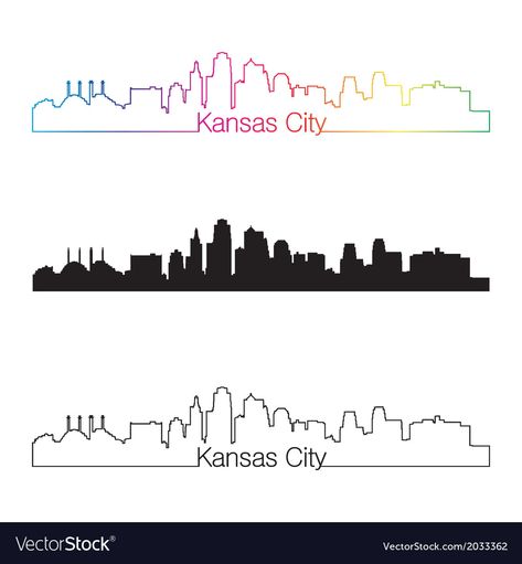 Design, Doodles, Piercing, Adobe Illustrator, Kansas, Skyline Tattoo, Kansas City Skyline, Skyline Silhouette, Kansas City