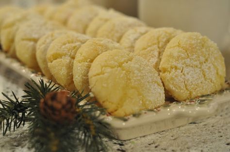 Mennonite Girls Can Cook: Lemon Crinkles Friends, Desserts, Sweets, Cookie Dough, Thanksgiving, Ginger Snaps Recipe, Ginger Snaps, Crinkles Recipe, Sweet Tooth