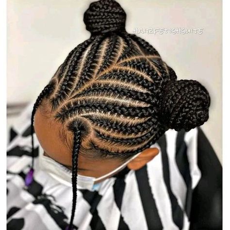 2022 Beautiful and Unique Hairstyles for Kids. - Ladeey Peinados, Kids Hairstyles Girls, Girls Braided Hairstyles Kids, Girls Hairstyles Braids, Girls Cornrow Hairstyles, Kids Hairstyles, Braids For Kids, Capelli, Black Kids Hairstyles