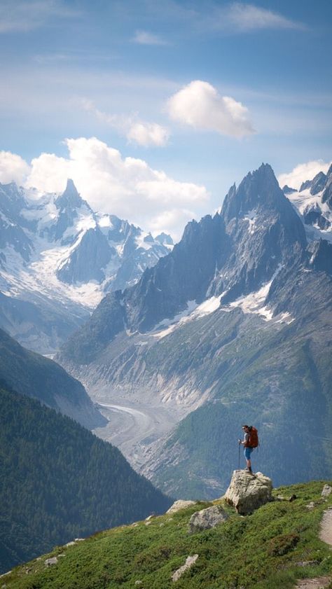 Find out what it's like to hike the Tour Du Mont Blanc in this post on Steller by @jessswandering. | Travel | Hiking | Mountains | France | Picture Ideas | Alps Outdoor, Decks, Trips, The Great Outdoors, Ideas, Tours, Mountain Hiking, Mountain Climbing, Climbing Views