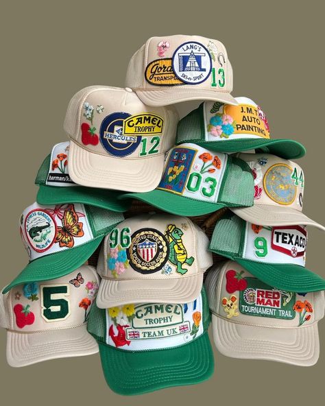 🗣️ new drops tues @ 7pm CT! | Instagram Vintage Trucker Hats, Trucker Hats, Trucker Hat, Trucker Hat Outfit, Custom Trucker Hats, Hat Patches, Custom Hats, Trucker, Vintage Hats