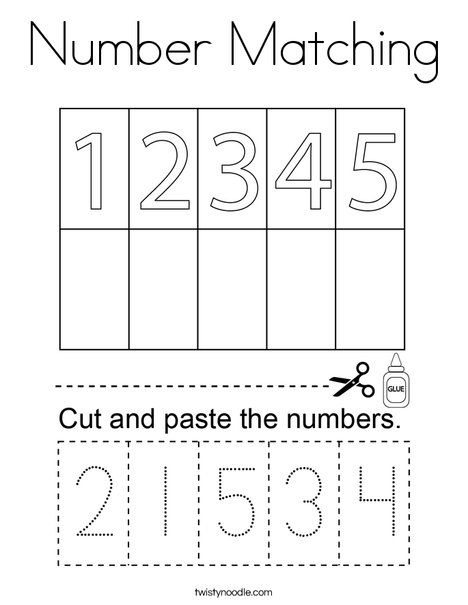 Pre K, Worksheets, Number Matching, Number Crafts, Numbers Preschool, Number Activities Preschool, Preschool Number Worksheets, Counting, Prek Math