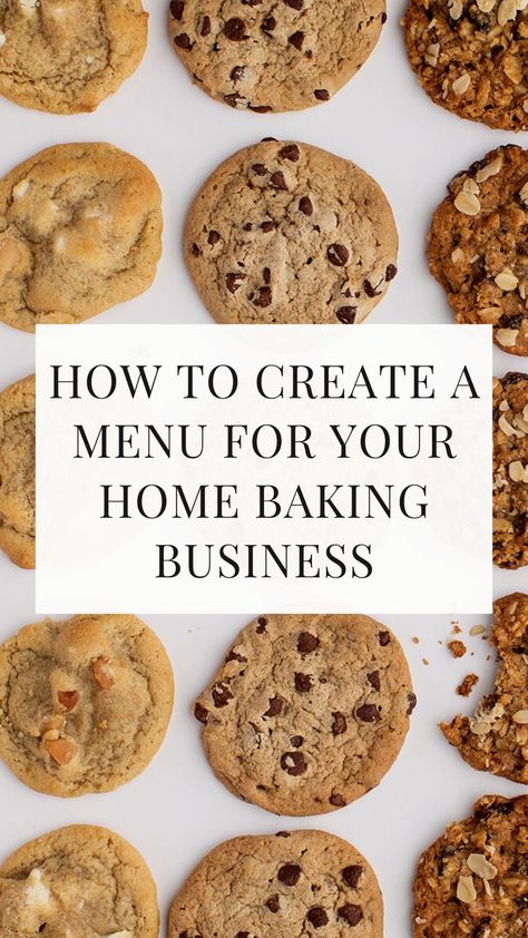 It is easy to get stuck when creating a menu for a home baking business. You want to have a clear and beautiful way of letting people know just what you sell. A good menu not only helps customers understand what you offer but can be a deciding factor between placing an order and not. If you have no idea what you want to sell yet make sure to check out this post first 5 baked goods to sell from home. Here are some tips to help you create an effective menu for your home baking business. Sweet, Desserts, Create, Biz, Life, Bakery, Yummy, Dream, Work