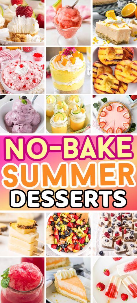 If you’re loving the heat and want something sweet that requires no baking, here are the top notch no-bake summer dessert recipes that are sure to cool you down. Summer desserts, summer treats, no-bake summer dessert recipes, no-bake summer desserts, easy summer desserts, no bake dessert recipes, best summer desserts, easy summer dessert recipes. Guacamole, Cake, Desserts, Pie, Refreshing Desserts Summer, Summer Dessert Recipes, Refreshing Dessert Recipes, Refreshing Desserts, Summer Cookout Desserts