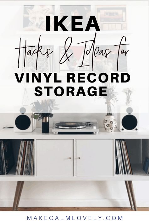 See these great IKEA ideas and hacks for vinyl record storage Ikea Hacks, Sideboard, Organisation, Ikea, Ikea Vinyl Storage, Ikea Record Storage, Ikea Storage, Ikea Hack Ideas, Ikea Hack