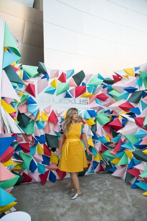 Unique Event Ideas, Unique Event Decor, Event Booth Design, Geometric Backdrop, Event Photo Booth, Festival Booth, Event Booth, Large Scale Art, Wine Event