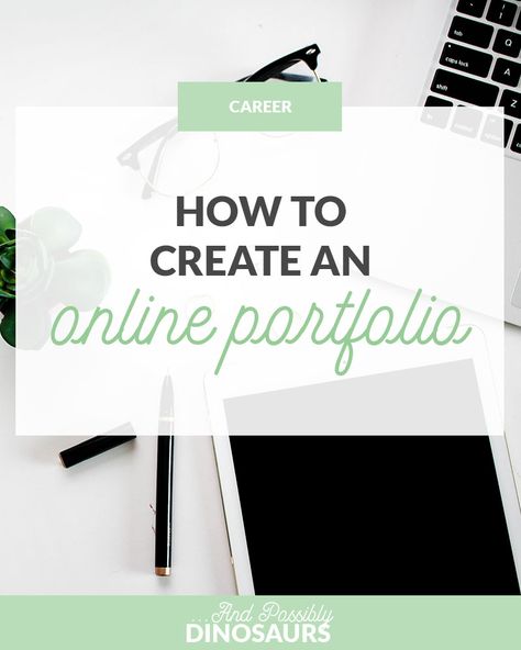 An online portfolio is often a requirement during job interviews in creative fields. But unless you're a web designer, you might not know how to build one! Here's exactly what you need to do to create an online portfolio so you can get your work in the hands of future employers! https://www.andpossiblydinosaurs.com/how-to-create-an-online-portfolio/ Software, Ideas, Web Design, Packaging, Online Portfolio Design, Online Portfolio, Business Portfolio, Job Interviews, Job Interview