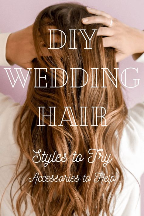 Are you looking for the perfect updo for your wedding day? Check out these simple styles and some perfect accessories to help you have your perfect bridal style. Diy, Ideas, Art, Outdoor, Diy Wedding Updos For Long Hair, Diy Wedding Updos, Diy Bridal Hair, Diy Hair For Wedding, Easy Wedding Hairstyles