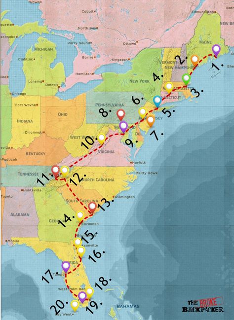 EPIC East Coast Road Trip Guide (Tips for 2020) Travel Destinations, Camping, Trips, East Coast Travel, East Coast Usa, East Coast Road Trip, Travel Destinations Bucket Lists, Travel Usa, Road Trip Usa