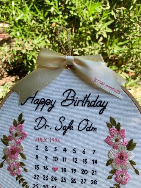 Embroidery 
Gift
تطريز Floral Pattern, Birthday Gifts, Needle, Reusable Tote Bags, Embroidery, Photo And Video, Instagram Photo, Professional, Birthday Presents