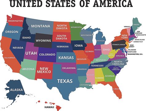 See a list of the nicknames for each of the 50 United States. Some states have multiple nicknames. The most common nickname is listed first. Michigan, New Jersey, Alaska, Ohio, Kansas Missouri, America Washington, Rhode Island, United States Of America, Mississippi