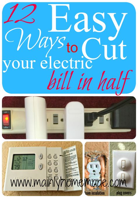 Easy ways to cut electric bill in half Budgeting Tips, Cleaning, Design, Household Hacks, Ways To Save Money, Ways To Save, Air Conditioning, Panel Systems, How To Plan