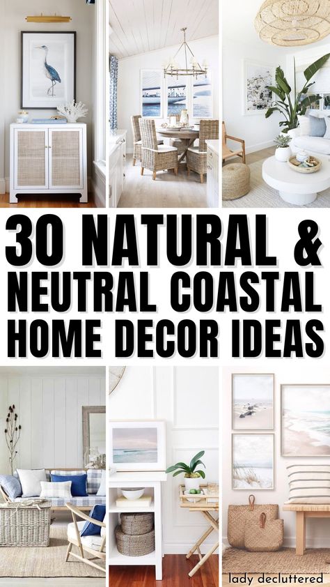 30 Natural and Neutral Coastal Home Decor Ideas Decoration, Inspiration, Design, Pastel, Ideas, Diy, Naples, Dream, Inspo