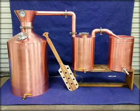 Copper Home Distilling Equipment — Moonshine Stills & Distillery Equipment Home Brewing Beer, Diy, Alcohol, Copper Pipe Fittings, Copper Pot Still, Distilling Equipment, Distilling Alcohol, Home Distilling, Copper Still