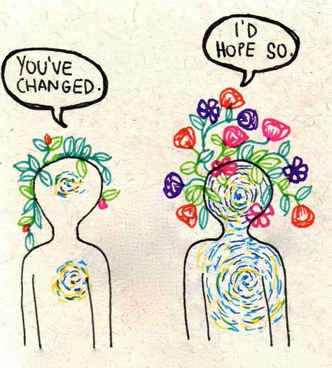 You've changed. I'd hope so. Motivation, Instagram, Mindfulness, Feelings, Lose Weight, Diet, Self Love, Inspire Me, You've Changed