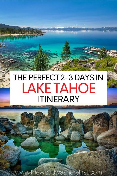 Are you planning to visit Lake Tahoe this summer? Make sure to check out this itinerary to ensure you don't miss a thing!