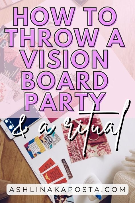How to host a vision board party — ASHLINA KAPOSTA Wines, Inspiration, Martinis, Vision Board Party Supplies, Vision Board Party Themes, Vision Board Party, Creative Retreat Ideas, Creative Vision Boards, Booth Display
