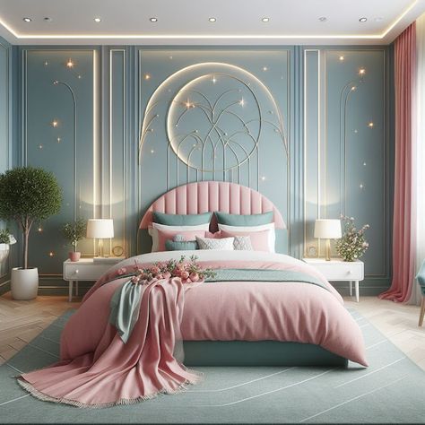 Teal bedroom decor