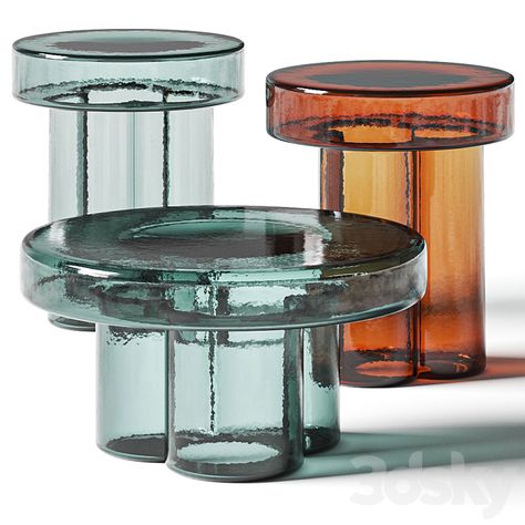 Miniforms Soda - Table - 3D model Architecture, Decoration, Coffee Table 3d Model, Coffee Table 3d, Glass Table, Table Design, Modern Coffee Tables, Furniture Side Tables, Round Coffee Table
