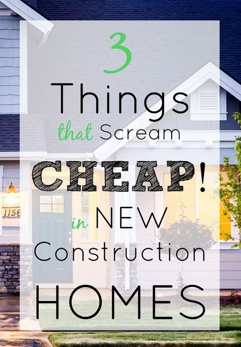 When looking at new construction homes, here are three cheap things you should avoid: builder-grade cabinetry, tub/shower surrounds and hollow core doors. www.maisonmass.com Inspiration, Texas, Home, Builder Grade, Home Builders, Build Your Own House, Remodeling, Building A New Home, Shower Surround