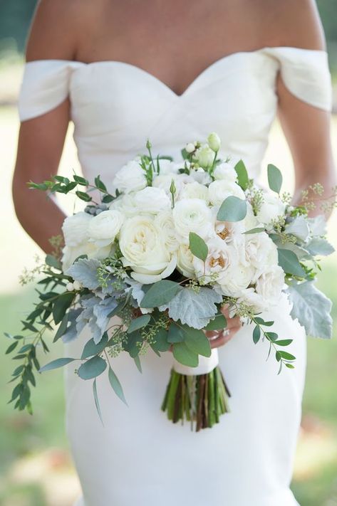 Wedding Bouquets, Floral, Flower Bouquet Wedding, White Bouquet, Green Wedding Bouquet, Bridal Bouquet Flowers, Eucalyptus Bouquet, White Wedding Bouquets, Bridal Bouquet