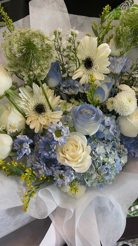 Floral, Blue Flowers Bouquet, Blue Bouquet, Blue Rose Bouquet, Blue Flower Arrangements, Blue Hydrangea Bouquet, White Bouquet, White Hydrangea Bouquet, Blue Hydrangea Bouquet Wedding
