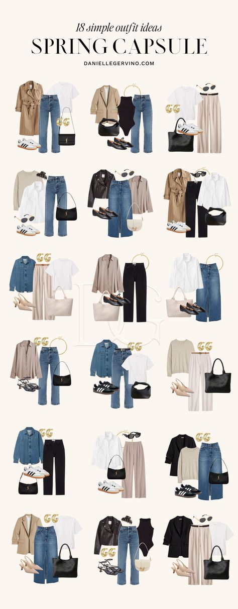 Spring Capsule Wardrobe for the 2024 Season Outfits, Jumpers, Capsule Wardrobe, Casual, Spring Wardrobe Staples, Spring Wardrobe Essentials, Spring Capsule Wardrobe, Capsule Wardrobe Summer, Capsule Wardrobe Outfits