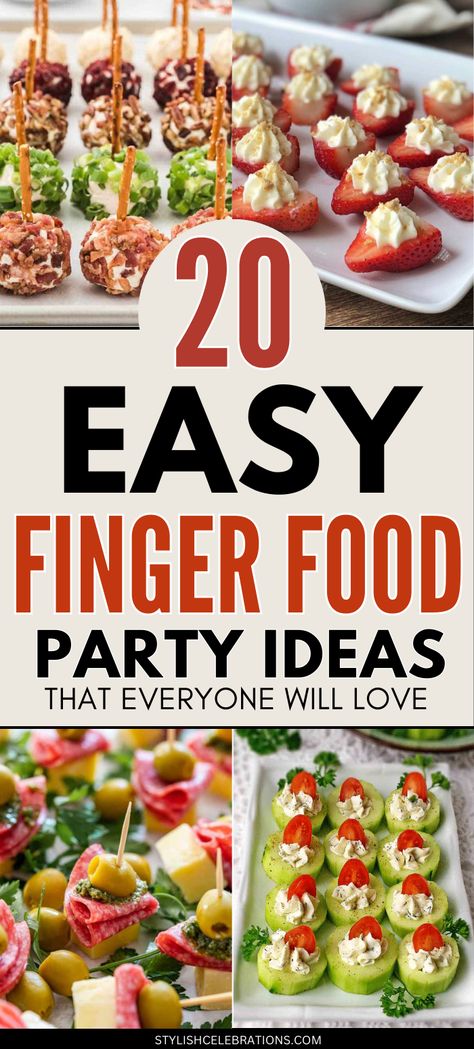 Easy DIY Party Finger Food Ideas Parties, Brunch, Apps, Dips, Party Snacks Easy Appetizers, Appetizers For A Crowd, Appetizers For Party, Easy Party Appetizers, Finger Foods For Party