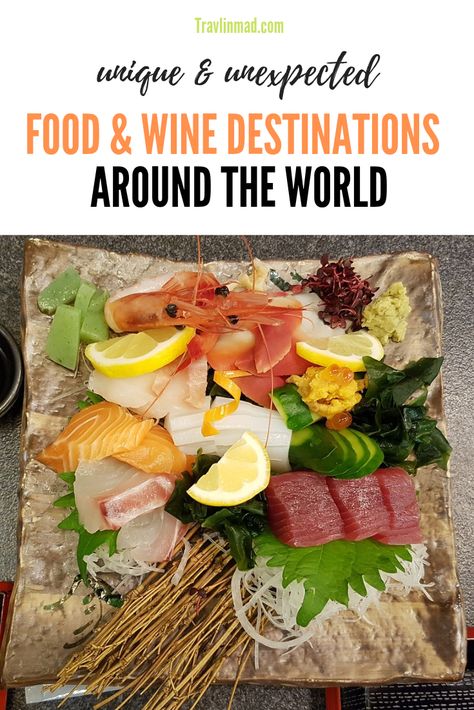There are many reasons to travel for food and wine, and maybe beer. These unique culinary destinations around the world reveal what food and wine says about them! #foodtravel #winetravel World Cuisine, Foodies, Food Tours, Culinary Destinations, Food Trip, Travel Food, Foodie Destinations, Food Travel, Food And Drink