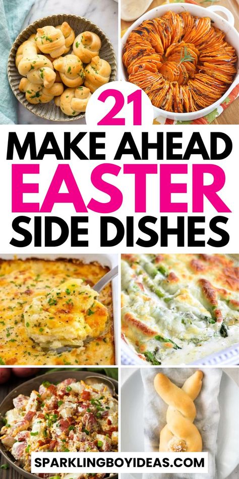 Discover the perfect Easter side dishes to complete your holiday feast! Delight your guests with fresh spring salads, creamy Easter potato dishes, and vibrant vegetable casseroles. Explore gluten-free and low-carb choices, alongside make-ahead easter sides for stress-free preparation. Whether you're looking for Easter bread recipes, colorful slaws, or festive easter deviled eggs, find inspiration to bring joy and flavor to your Easter dinner parties. So must try these easter recipes for family. Easter Ideas, Easter Recipes, Impress, Pinterest, Cook, Tasty, Recetas, Easter Celebration, Easter Sides