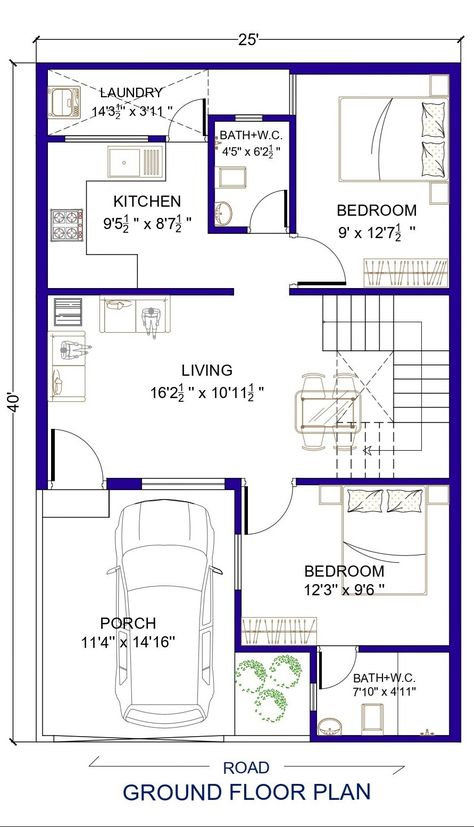 House Plans 2 Bedroom House Plans, 1200sq Ft House Plans, 1000 Sq Ft House, 1200 Sq Ft House, Family House Plans, Duplex House Plans, 2bhk House Plan, 1000 Sq Ft, Simple House Plans