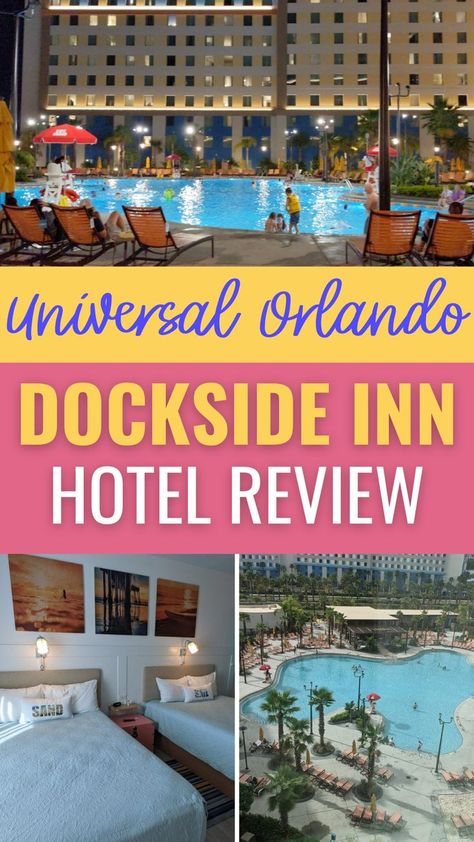 Universal Orlando Dockside Inn Hotel Review Inn, Hotel, Family Hotel, Resort, Vacation, Thing 1, Family Travel, Universal Studios, Hotel Reviews