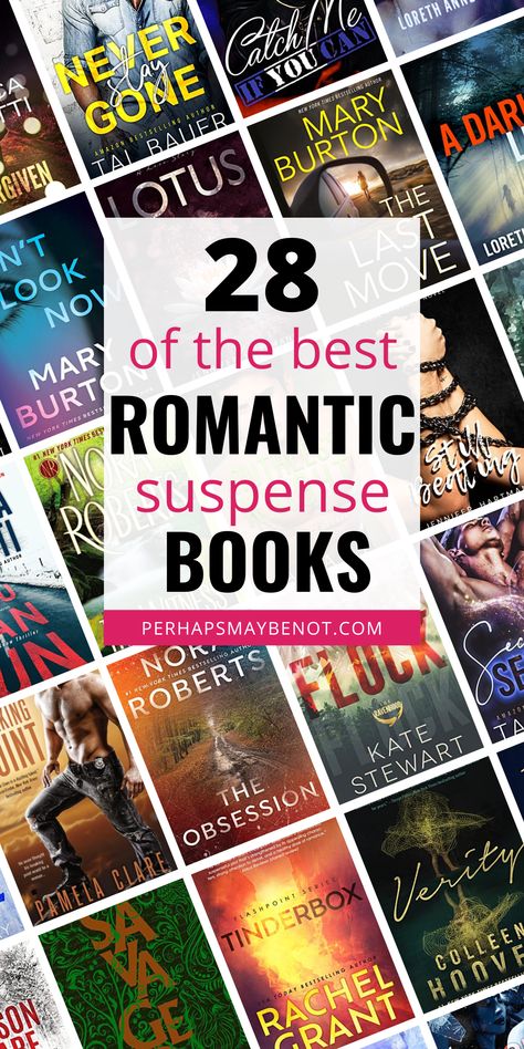 From action-packed thrillers that keep you on your toes to ones filled with twists and turns that keep you guessing until the very end, you are bound to find your next favorite on this list. Read on for the best romantic suspense books #books #bestbooks #bookstoread #suspense #suspensebooks #romanticsuspense #thrillers Romance Books, Summer, Romantic Suspense Books, Romantic Mystery Books, Romance Suspense Books, Best Psychological Thrillers Books, Romantic Thriller Books, Suspense Books Thrillers, Mystery Romance Books