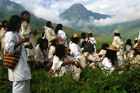 La tribu de los Kogui tiene 5.000 miembros, en su mayoría agricultores, que viven en la Sierra Ne Santa Marta, South America, Colombian Cities, Colombia Travel, Sierra, Sierra Nevada, Paisajes, America, Indigenous Peoples