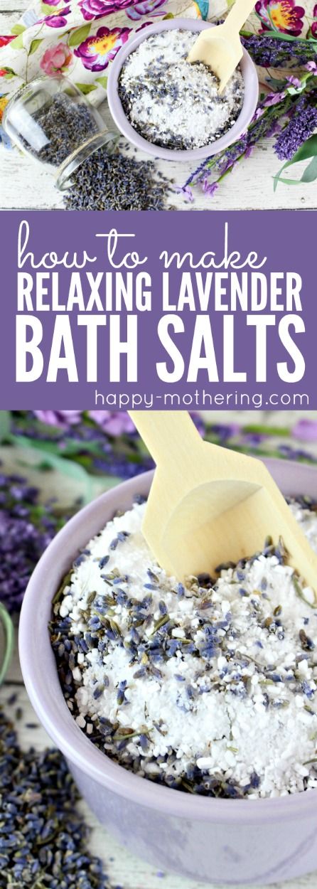 Diy Bath Salts With Essential Oils, Bath Salts Diy Recipes, Diy Bath Soak, Bath Salt Jars, Relax Bath, Bath Soak Recipe, Bath Boms, Bath Salts Recipe, Diy Lavender