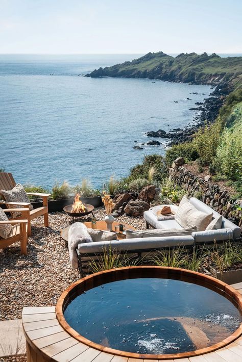 Ukiyo is an eco-friendly retreat with modern Scandinavian influences, located in Coverack, a coastal fishing village in Cornwall, United Kingdom. Destinations, Exterior, Hotels, Outdoor, Cottages, Cottages Uk, Summer House, Farm Cottage, Holiday Cottage