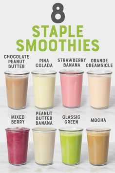 Smoothie Recipes, Breakfast And Brunch, Snacks, Healthy Smoothies, Smoothies, Smoothie Shakes, Smoothie Recipes Healthy, Smoothie Drinks, Easy Smoothie Recipes