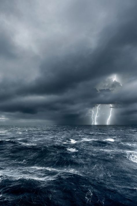 Ocean Lightning Storm Lightning, Fotos, Fotografie, Ciel, Wallpaper, Beautiful Nature, Fotografia, Background, Kunst