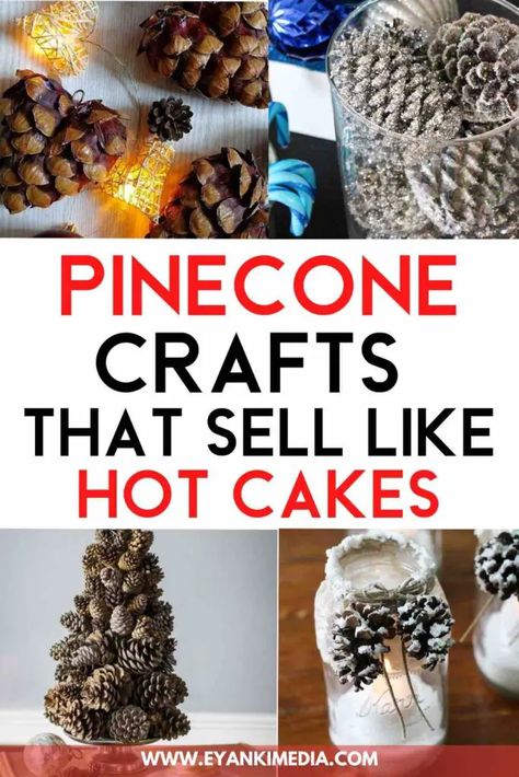 Pine Cone Crafts, Crafts, Cones Crafts, Cones Diy, Pine Cone Decorations, Pine Cones, Country Craft Ideas, Crafts To Sell, Painted Pinecones