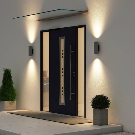 Led outdoor wall lights