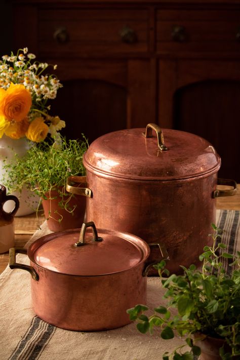 Instagram, Vintage, Metal, Copper Pots, How To Clean Copper, Pots And Pans, Copper Cleaner, Vintage Copper Pots, Pots