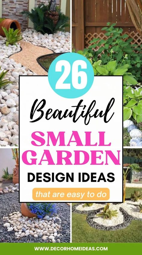Small Front Garden Ideas, Small Front Yard Landscaping, Small Front Gardens, Garden Beds, Small Flowerbed Ideas, Small Garden Design, Small Garden Landscape, Small Garden, Small Rock Garden Ideas