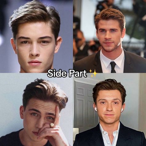 Side part men’s haircut style Inspo Boys Haircut Names, Man, Boy Hairstyle Names, Gaya Rambut, Haar, Asian Short Hair, Mens Haircuts Fade, Young Men Haircuts, Wavy Hair Men