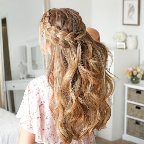 Triple French Braid Double Waterfall Mini Bun | MISSY SUE Braided Hairstyles, Hairstyle, Shoulder Length Hair, Side French Braids, Dutch Braid Hairstyles, Braids For Long Hair, Hairstyles With Bangs, Penteado Cabelo Curto, Half Up