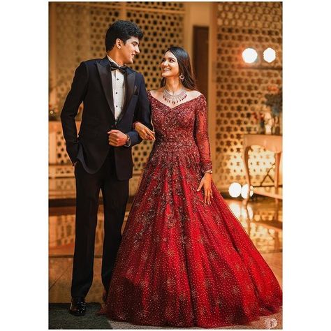 The Prettiest Reception Gown Designs For The 2023 Brides Are Here! | WeddingBazaar Ideas, Couples, Couple Dress, Groom, Lehnga, Lengha, Indian Bride Outfits, Couple Wedding Dress, Engagement Bride Indian