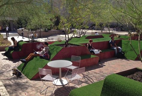 Urban Oases: 7 Green Spaces Infiltrating the Concrete Jungle - Architizer Journal Landscape Designs, Landscape Architecture, School Architecture, Architecture, Urban, Landscape Design, Urban Architecture, Landscape, Amazing Architecture
